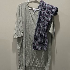 Matching LulaRoe Irma and tc Leggings